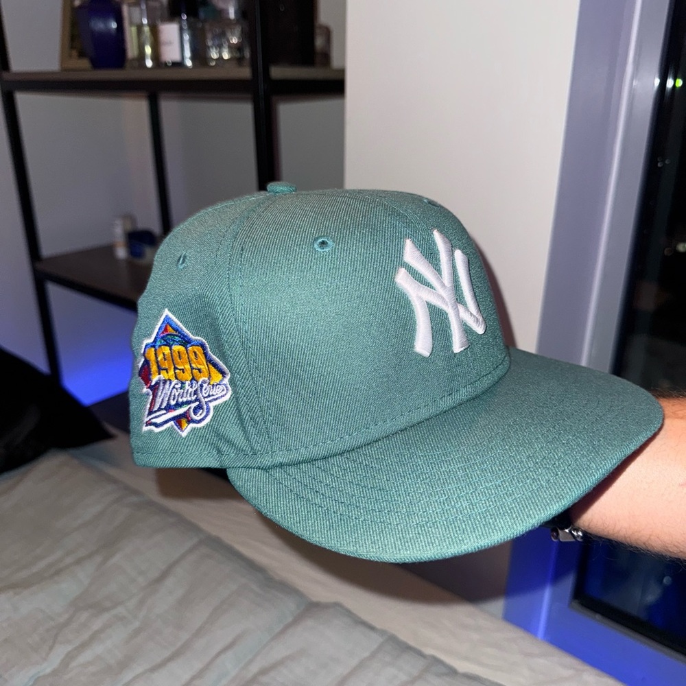 Teal New York Yankees 1999 World Series Cap